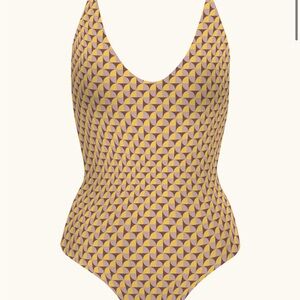 Acacia swimwear- Tess full piece in Goldie